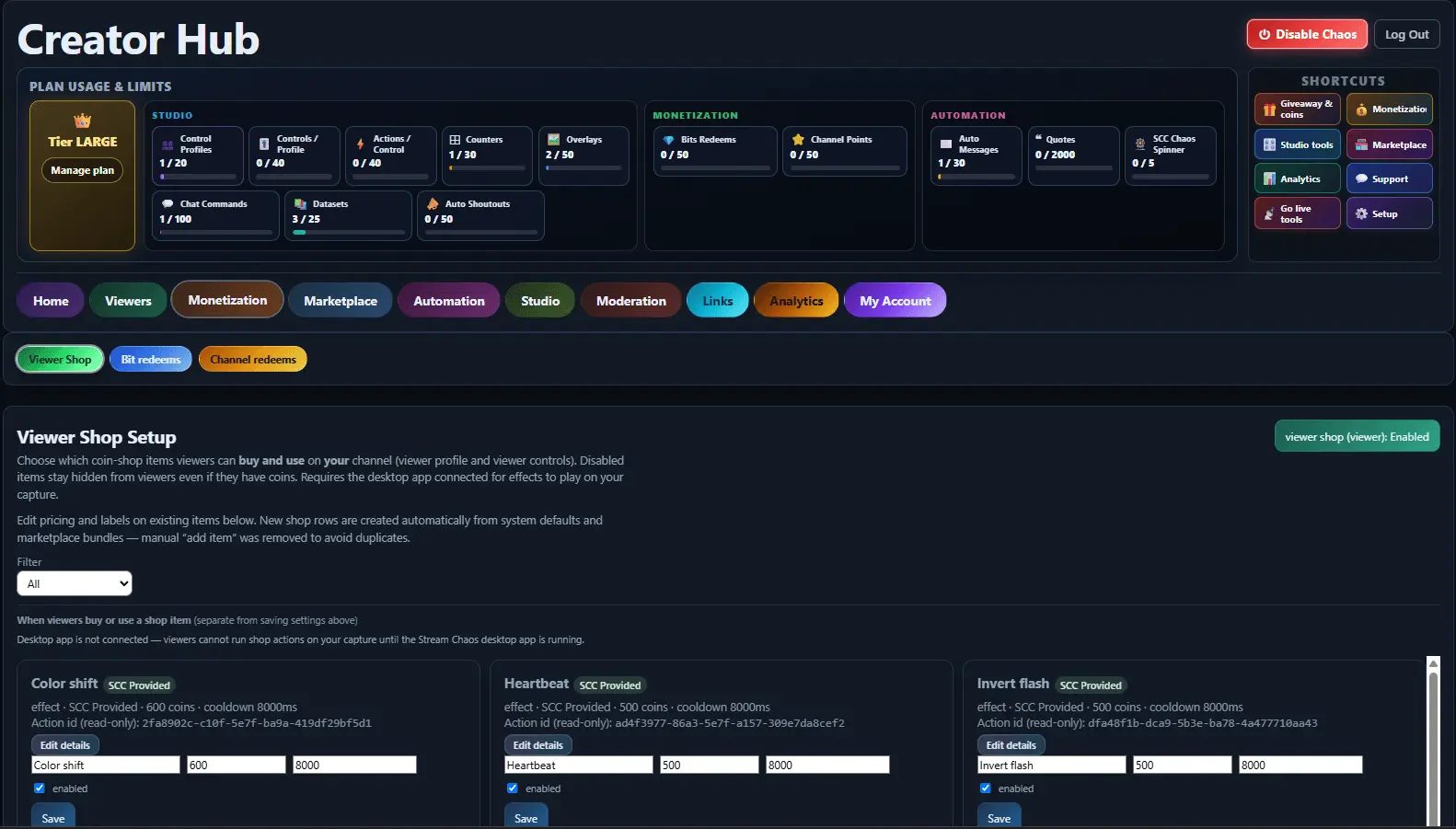 Screenshot 8 of Stream Chaos Controls