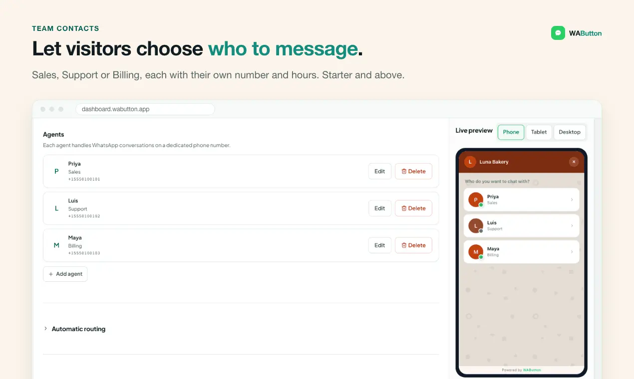 Screenshot 4 of WAButton