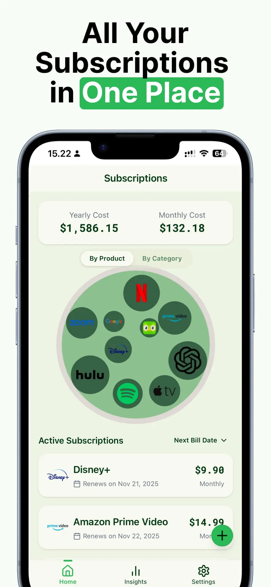Screenshot 2 of Matcharge - Subscription Manager