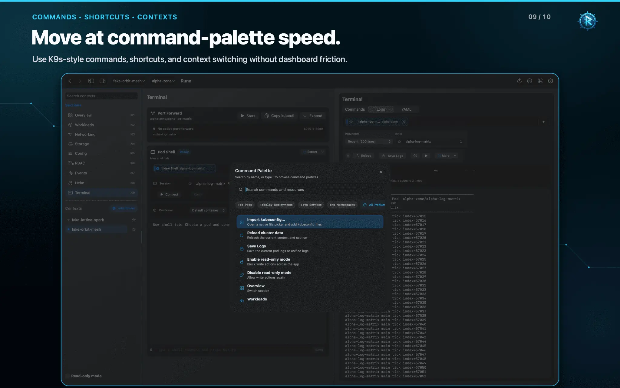 Screenshot 9 of Rune Kubernetes Client