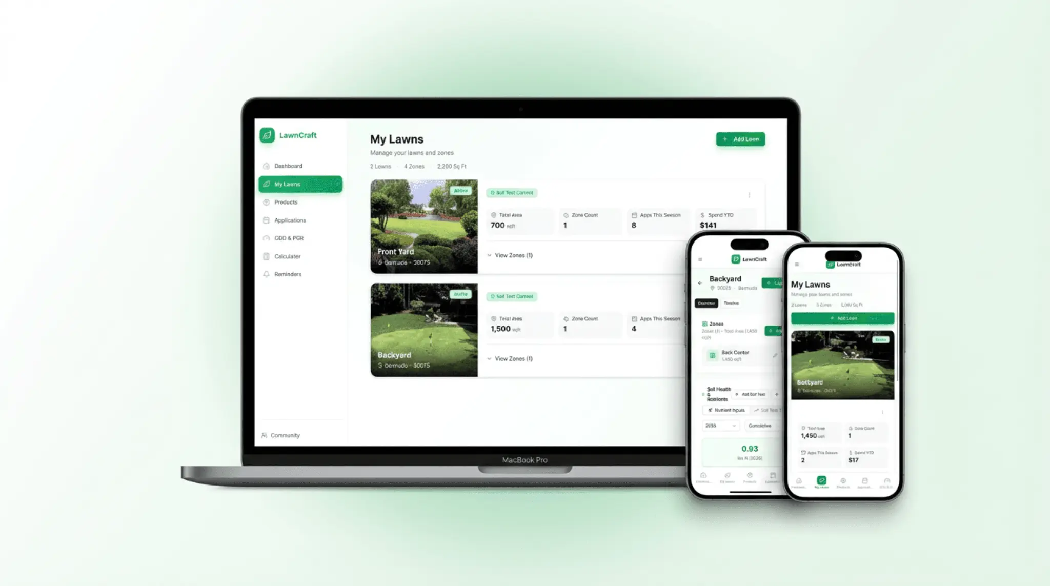 Screenshot 1 of LawnCraft Tracker