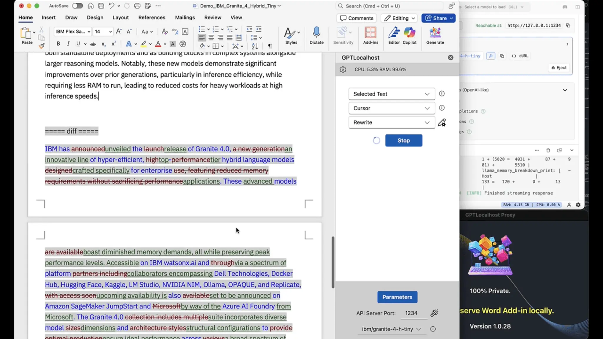 Screenshot 3 of GPTLocalhost