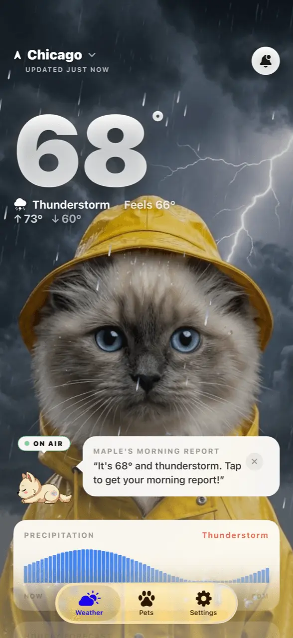 Screenshot 5 of WeatherPets 