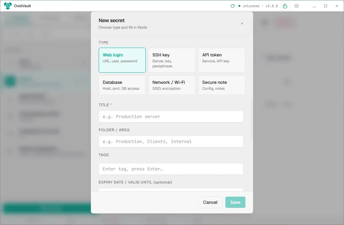 Screenshot 5 of OxidVault