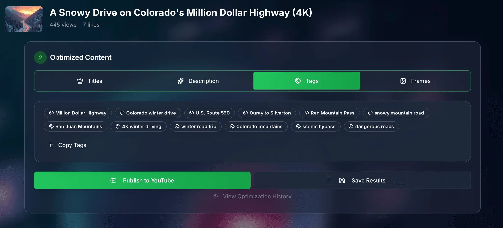 Screenshot 5 of VidSeeds.ai