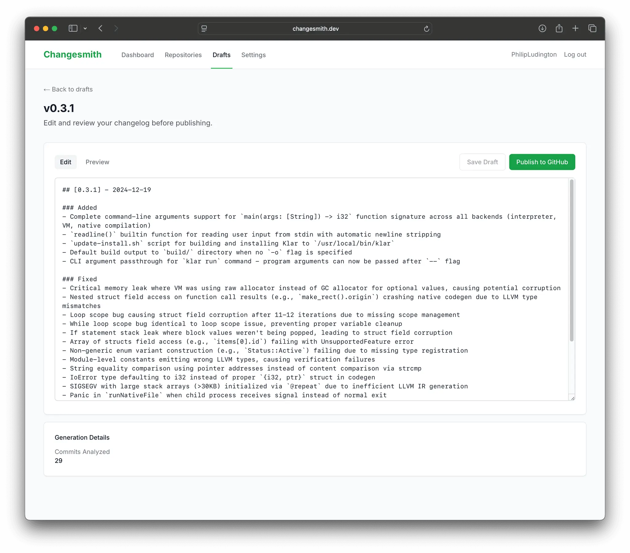 Screenshot 2 of Changesmith