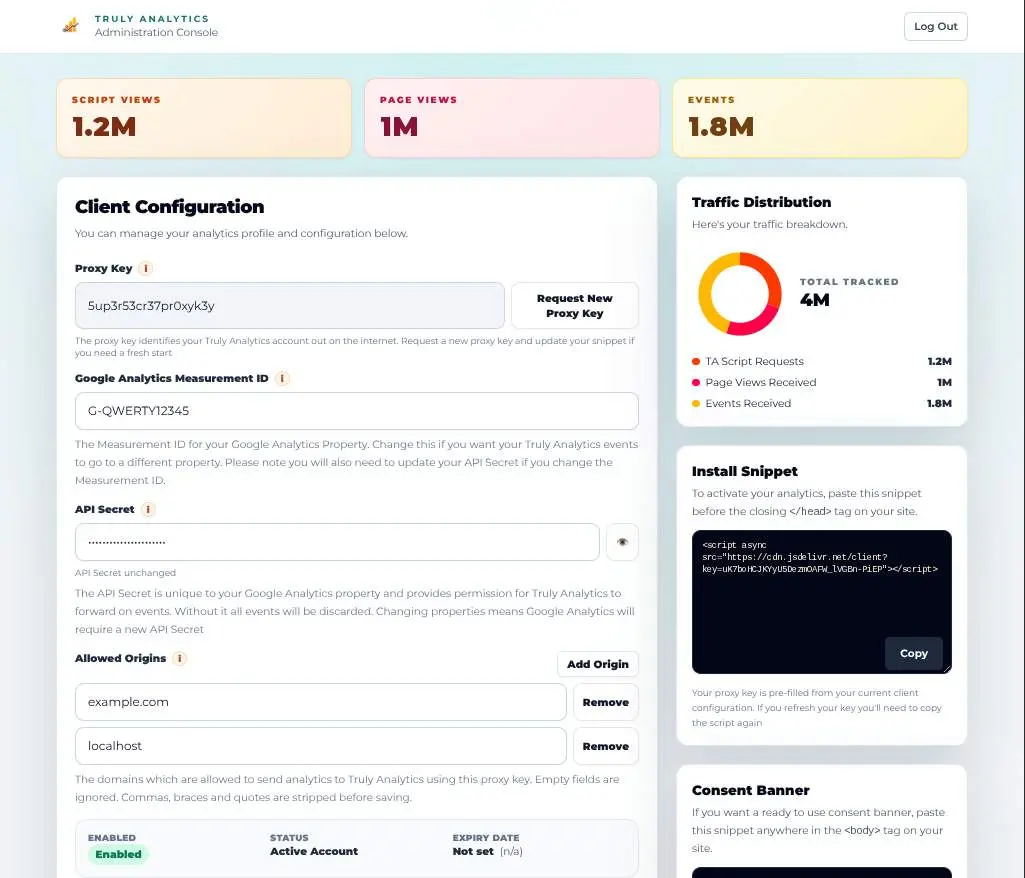 Screenshot 1 of Truly Analytics