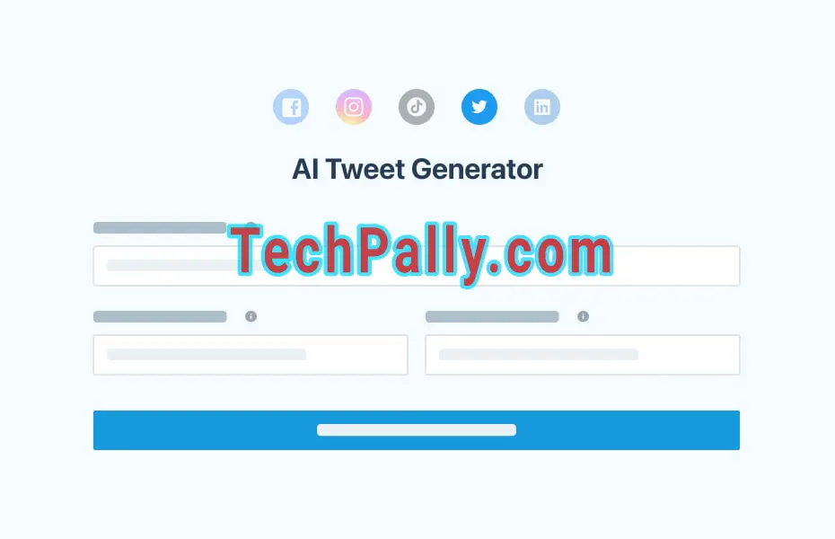 Screenshot 1 of TechPally AI Tweet Generator 