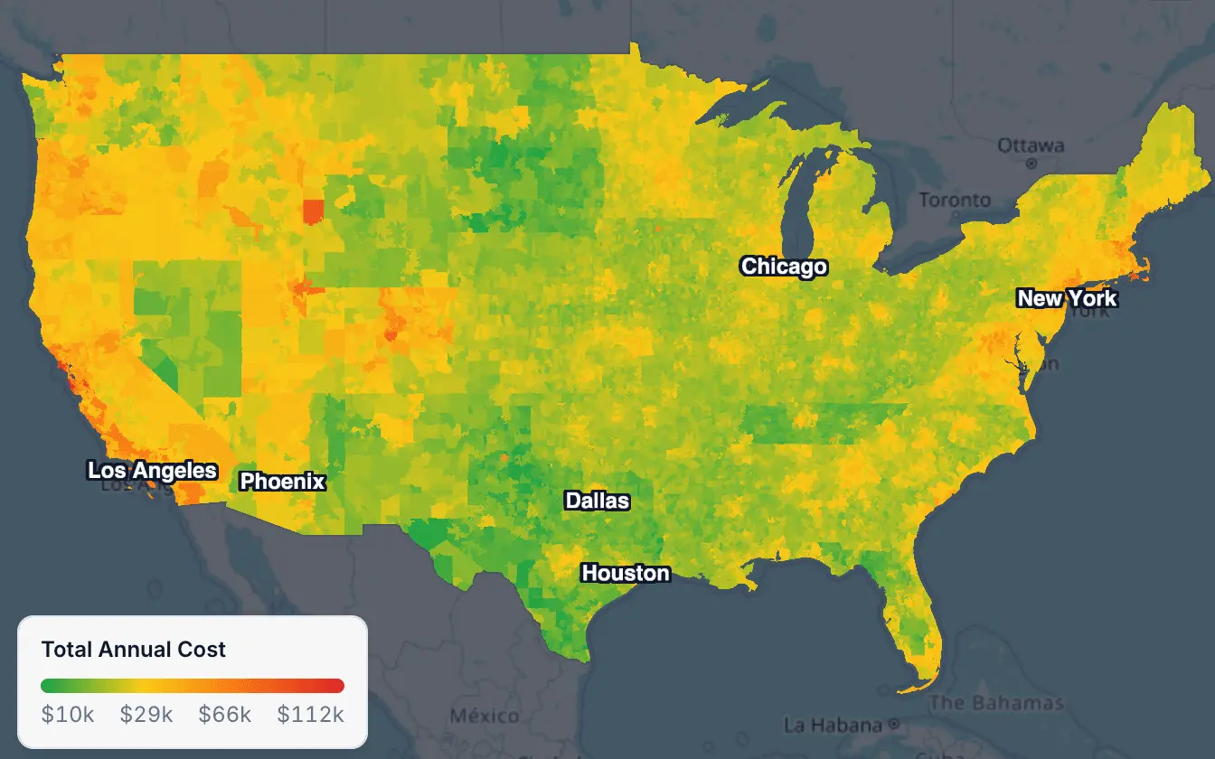 Screenshot 1 of Cost of Place