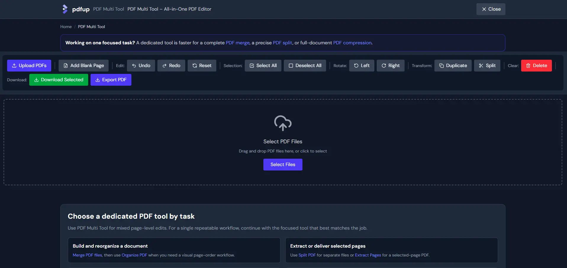 Screenshot 5 of PDFup