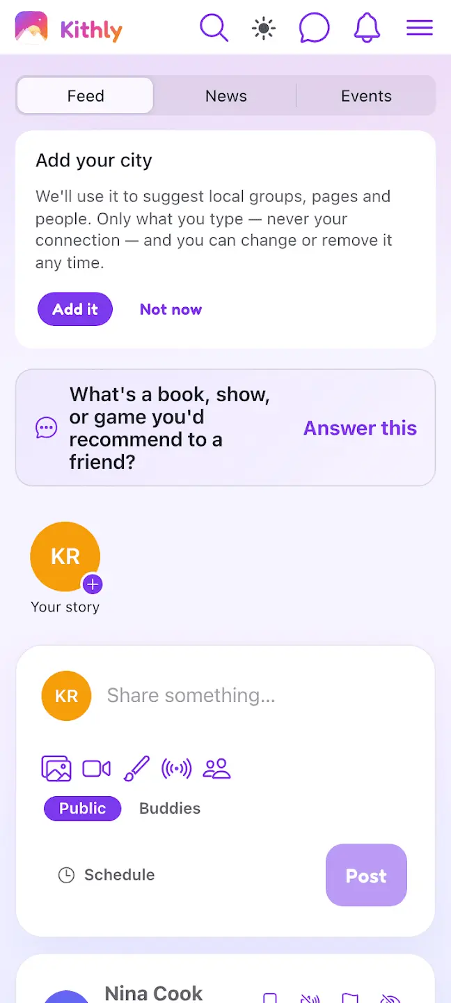 Screenshot 4 of Kithly (Formerly Glimpse)