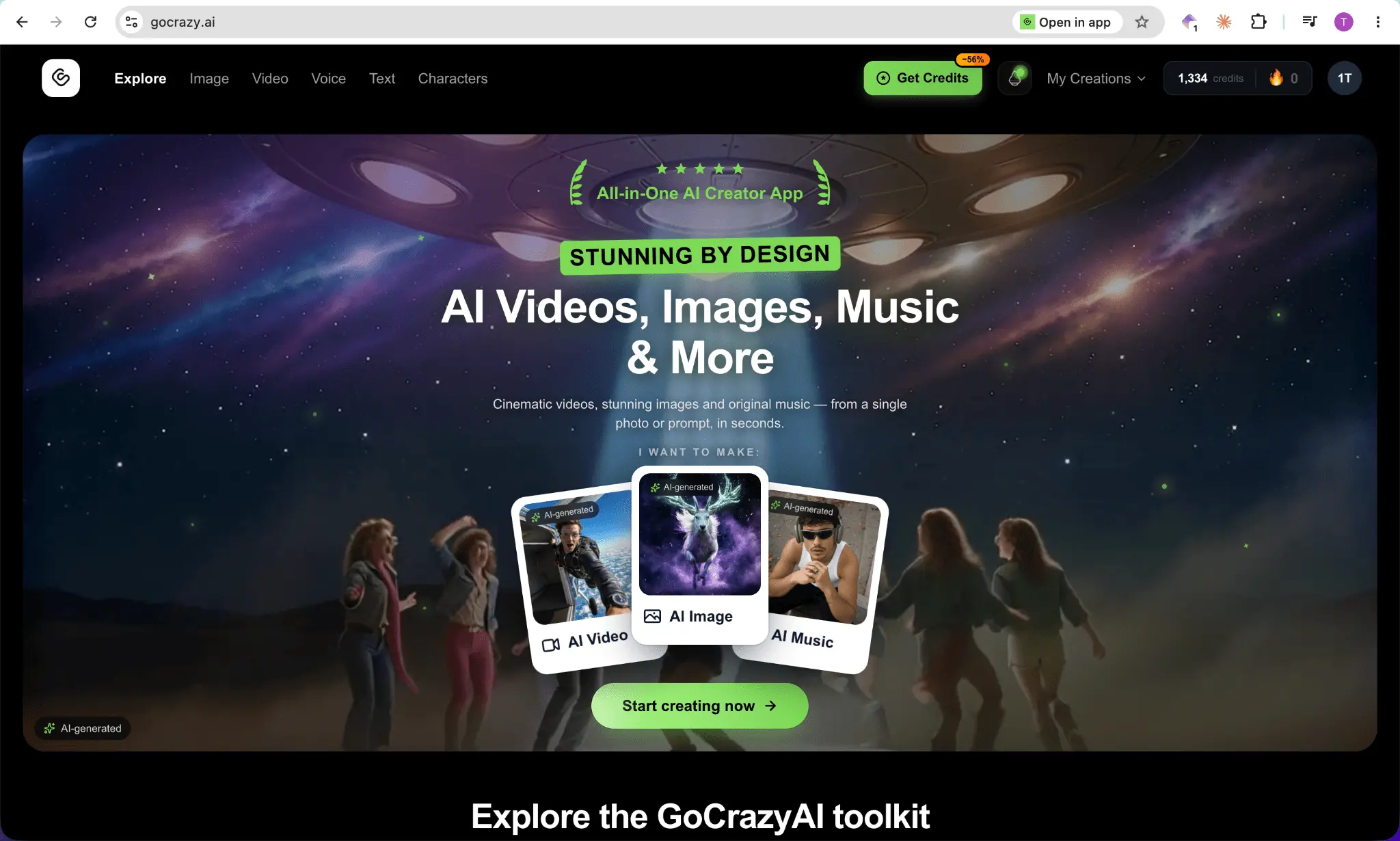 Screenshot 2 of GoCrazyAI