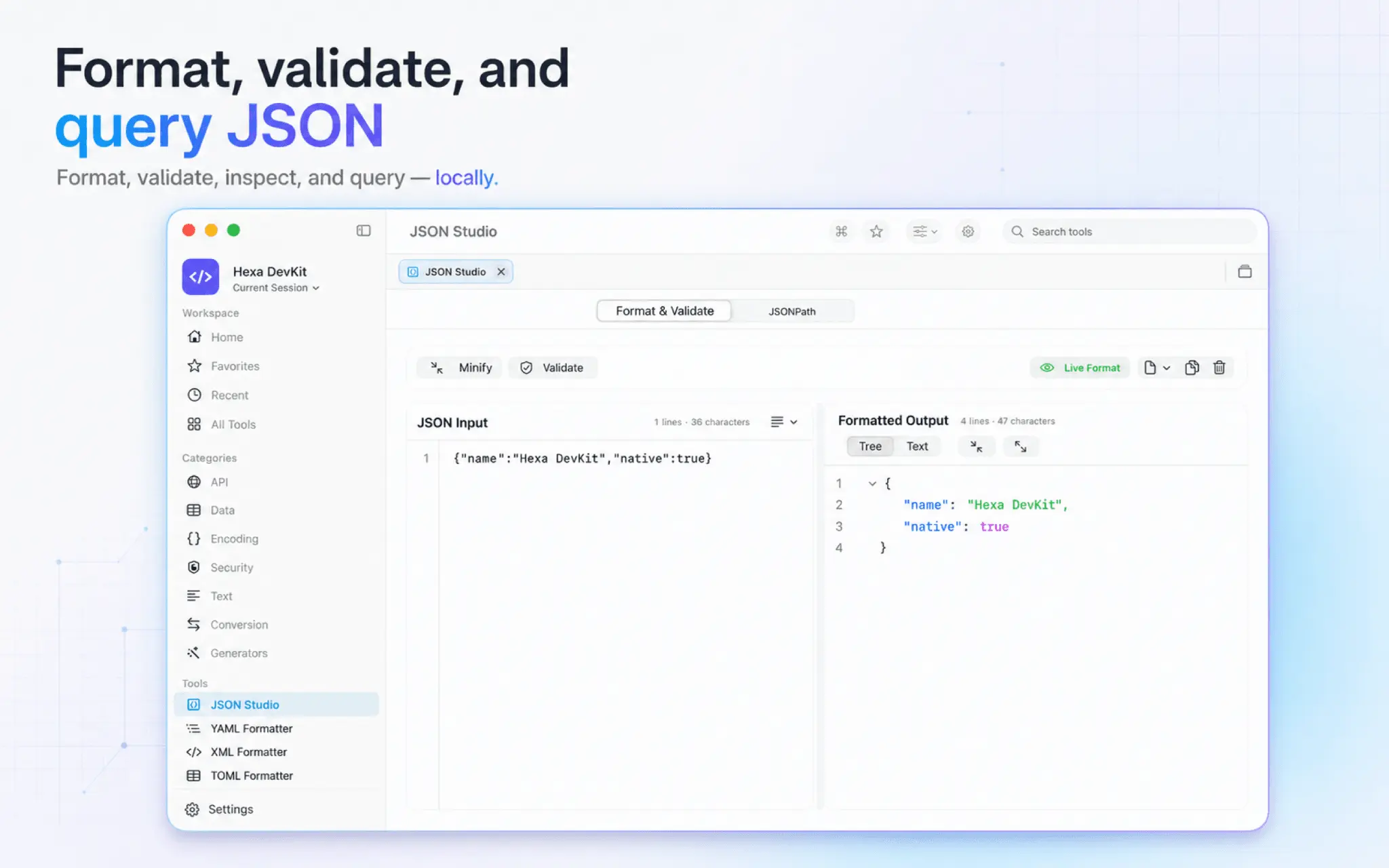 Screenshot 3 of Hexa DevKit