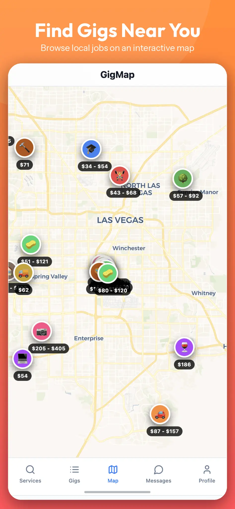 Screenshot 1 of GigMap