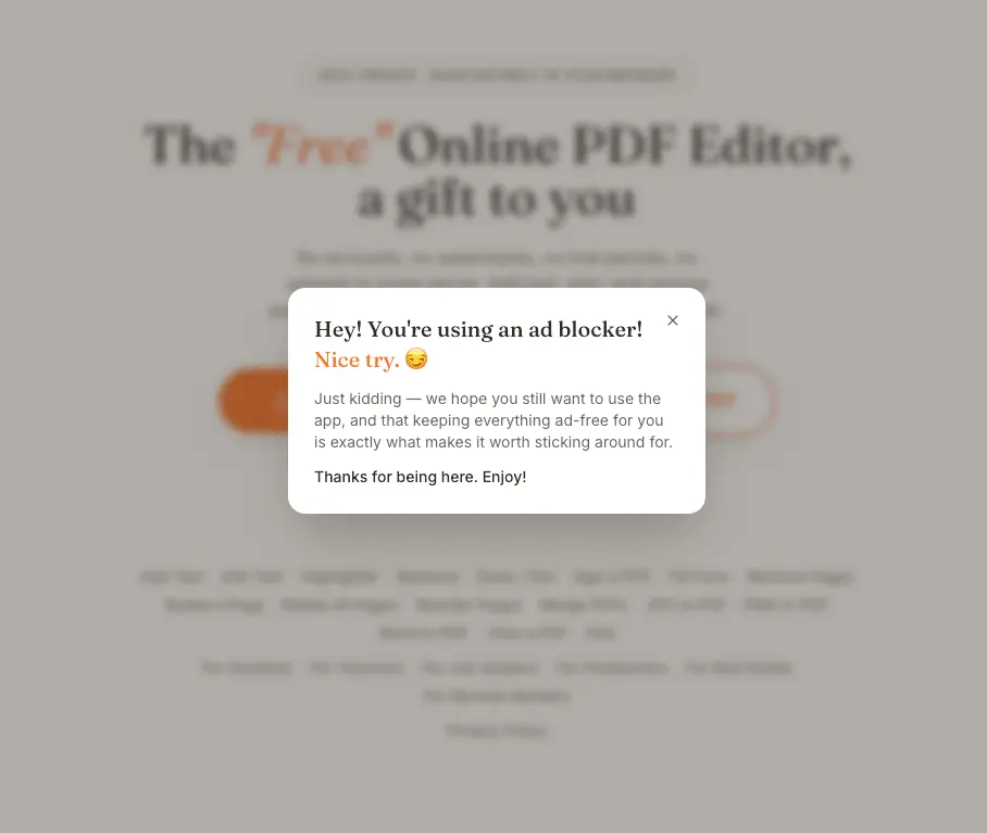 Screenshot 3 of Free Online PDF Editor