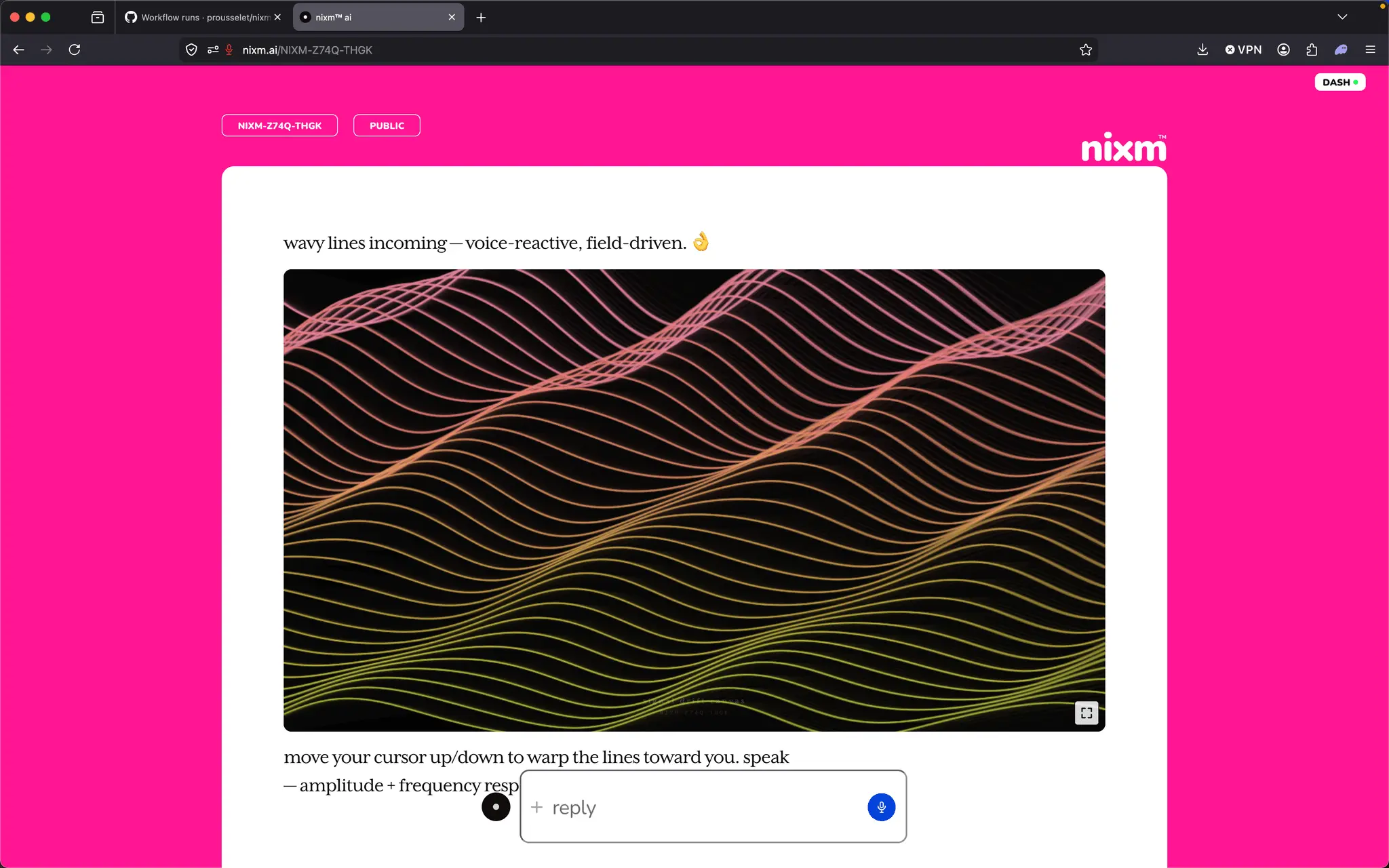 Screenshot 1 of nixm.ai