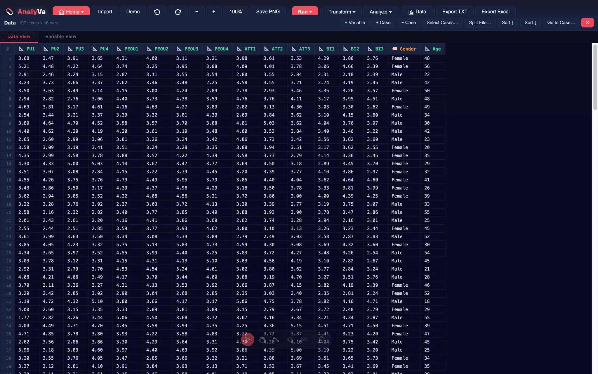 Screenshot 2 of AnalyVa