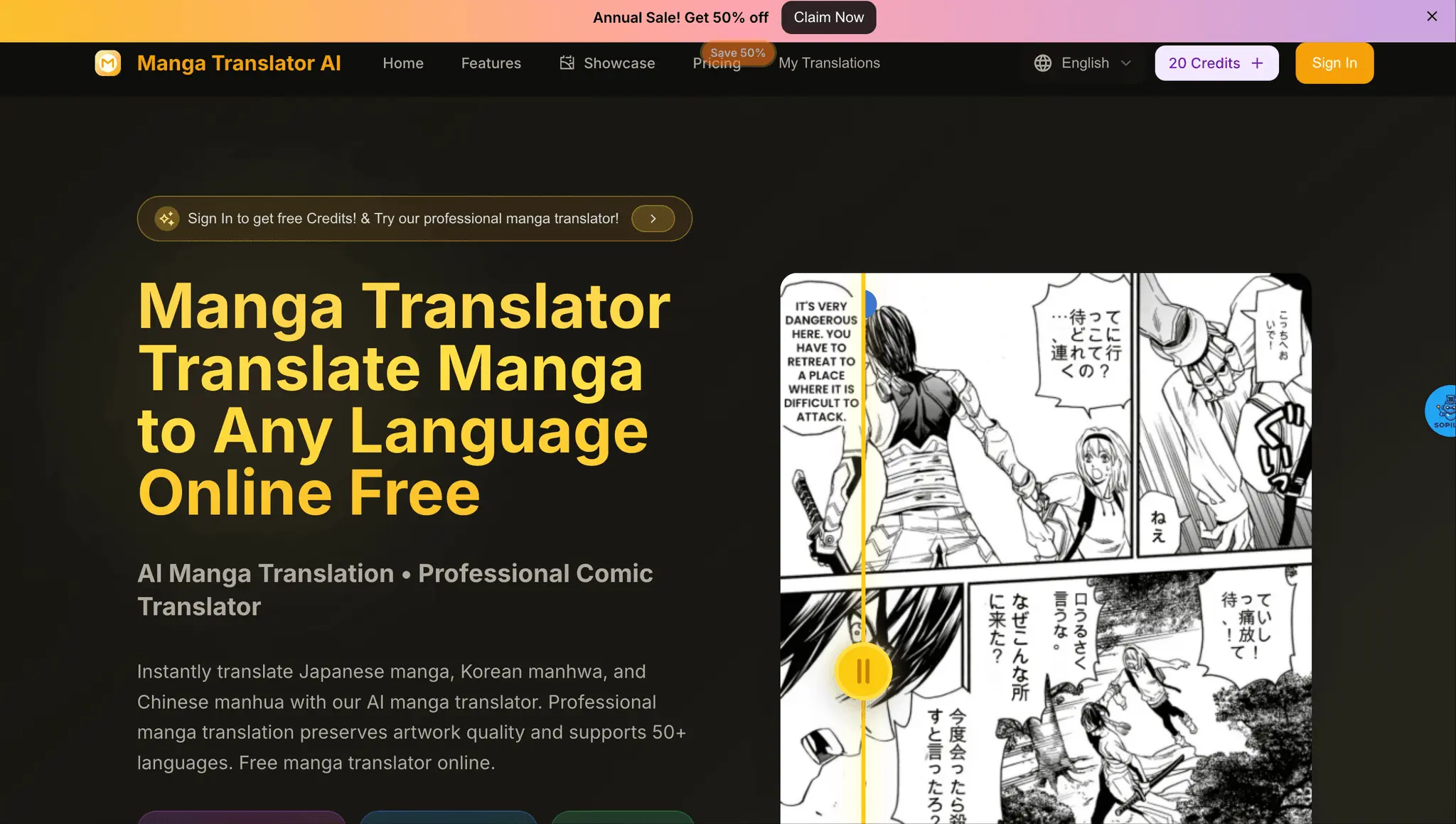 Screenshot 1 of Manga Translator