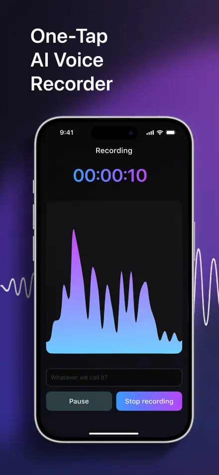 Screenshot 2 of Voxia Transcribe Audio