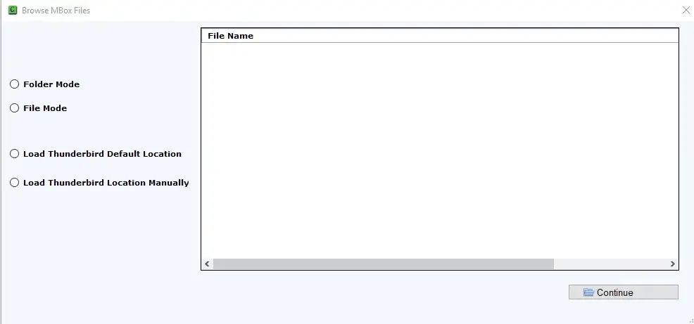 Screenshot 1 of GainTools MBOX to EMLX Converter