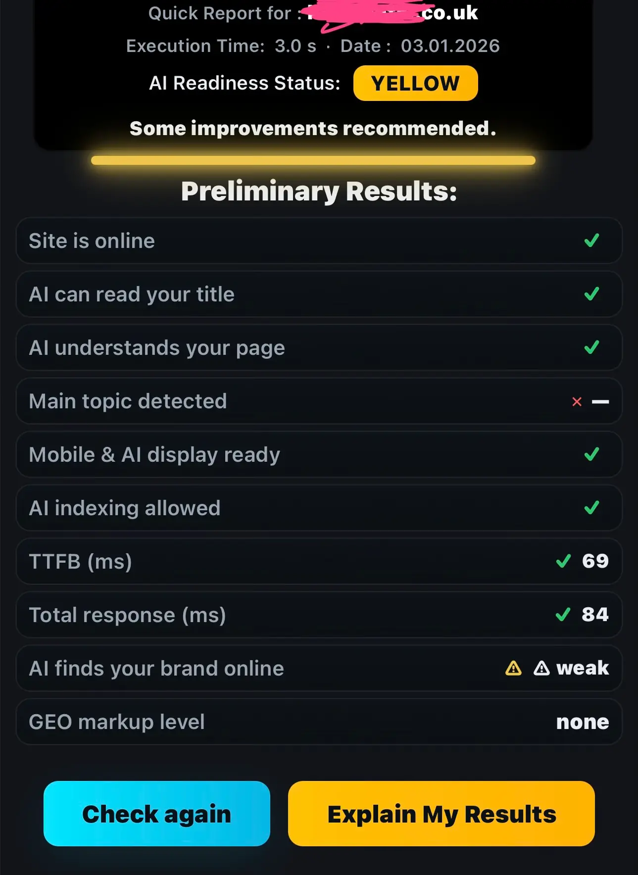 Screenshot 1 of 7secAI
