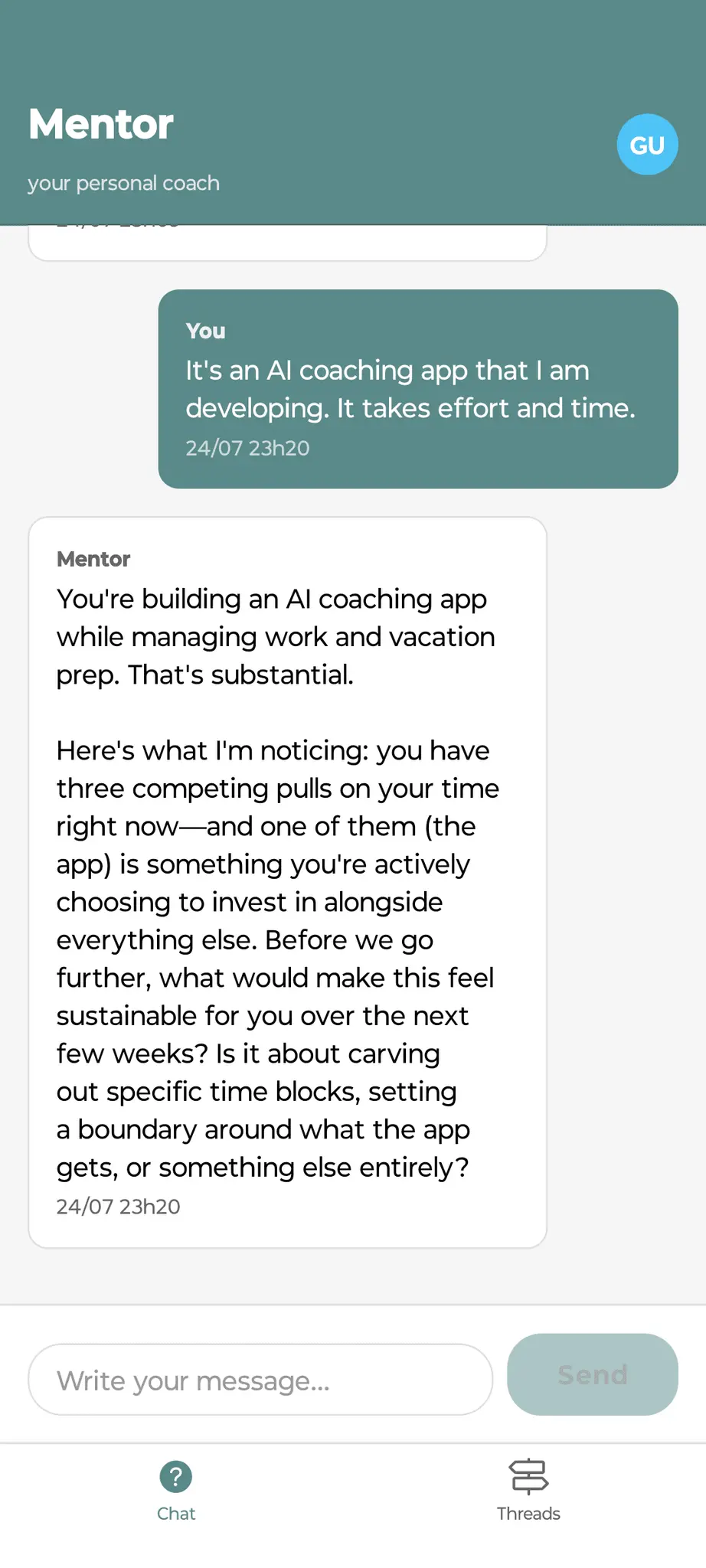 Screenshot 1 of Mentor