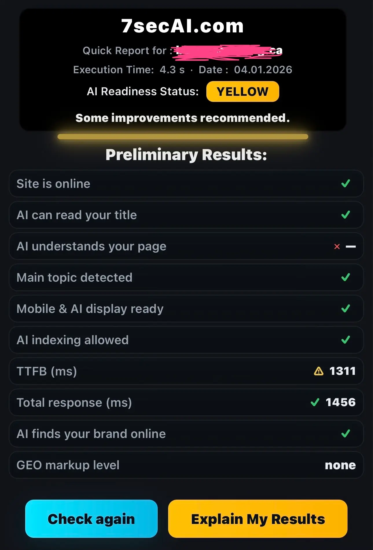 Screenshot 2 of 7secAI
