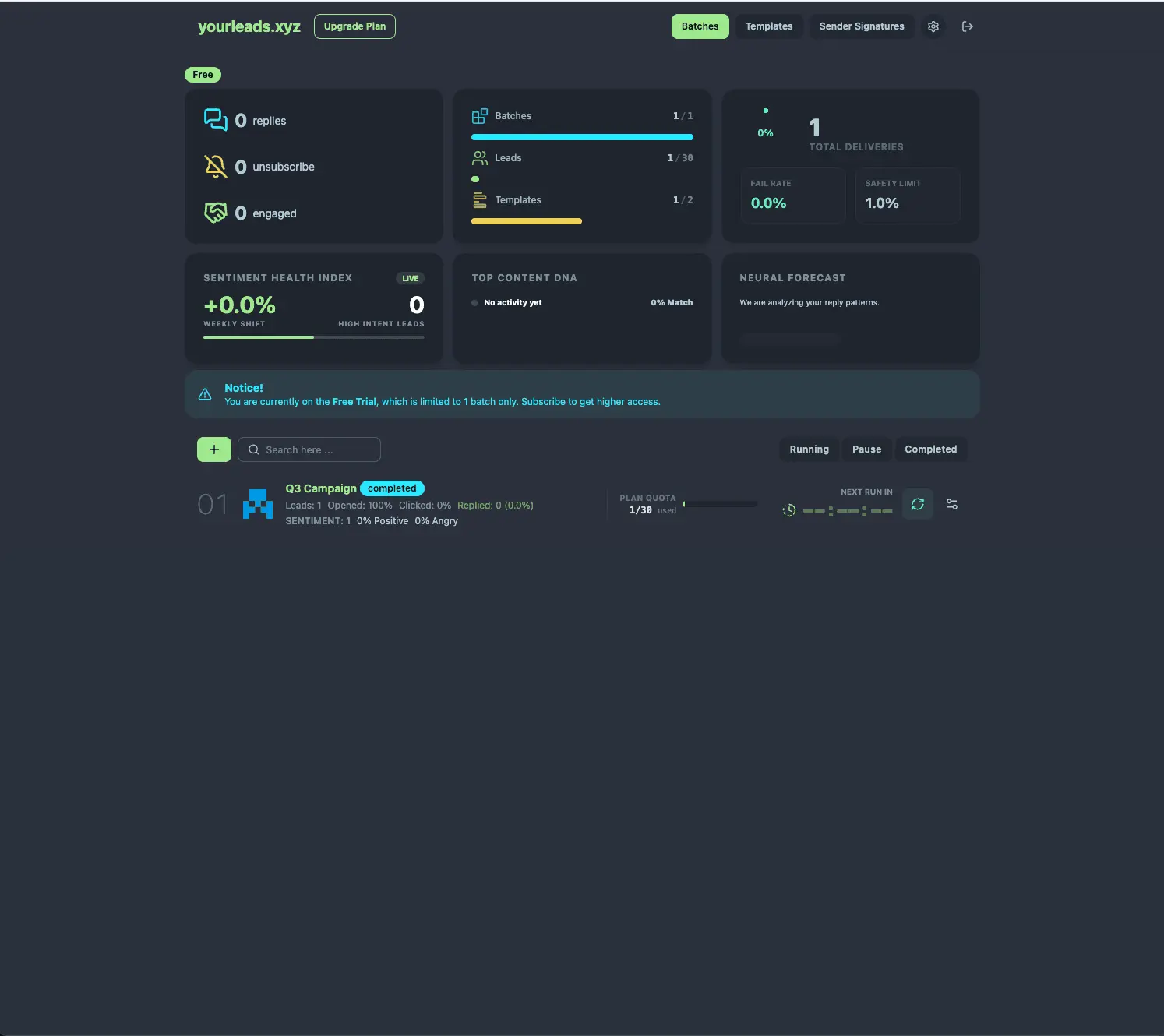 Screenshot 2 of yourleads.xyz