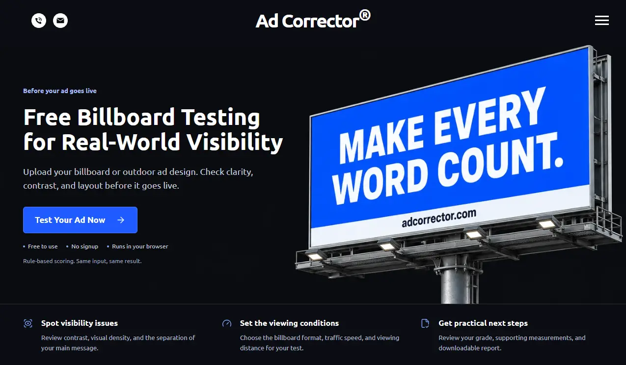 Screenshot 1 of Ad Corrector