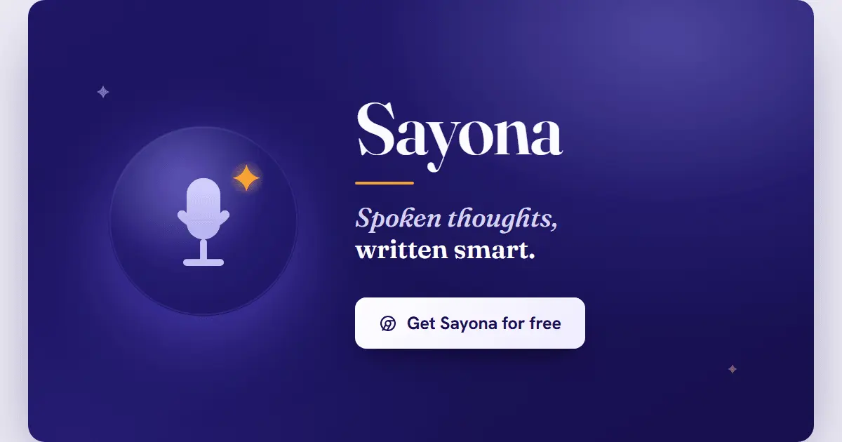 Screenshot 1 of Sayona