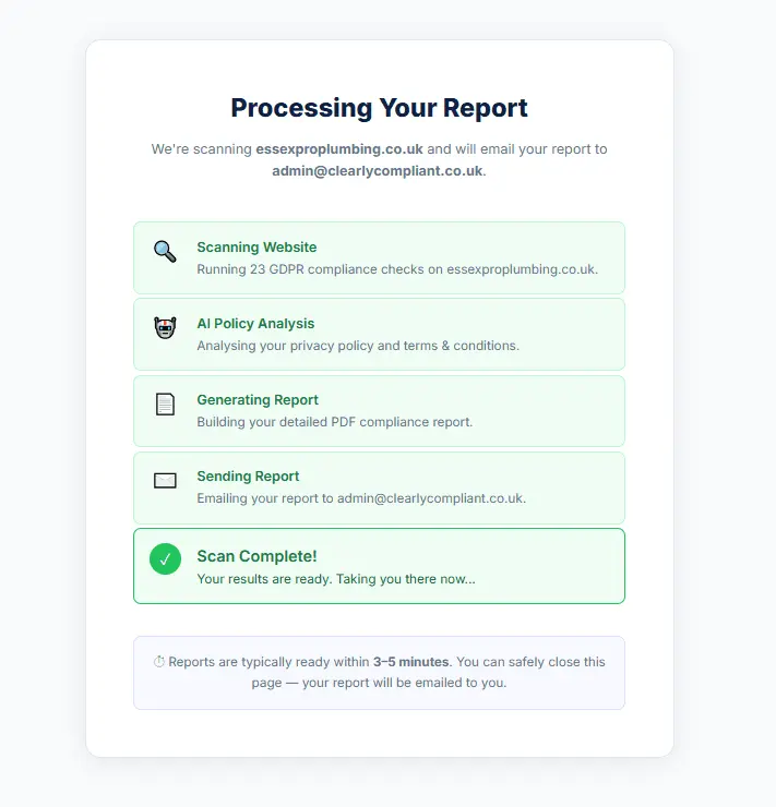 Screenshot 1 of ClearlyCompliant