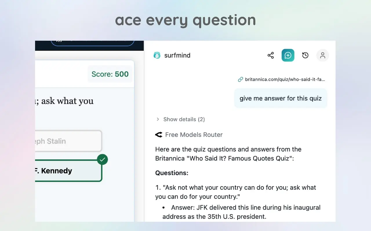 Screenshot 5 of SurfMind