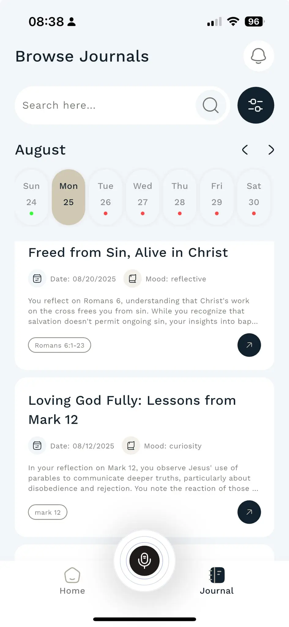 Screenshot 6 of Psalmlog