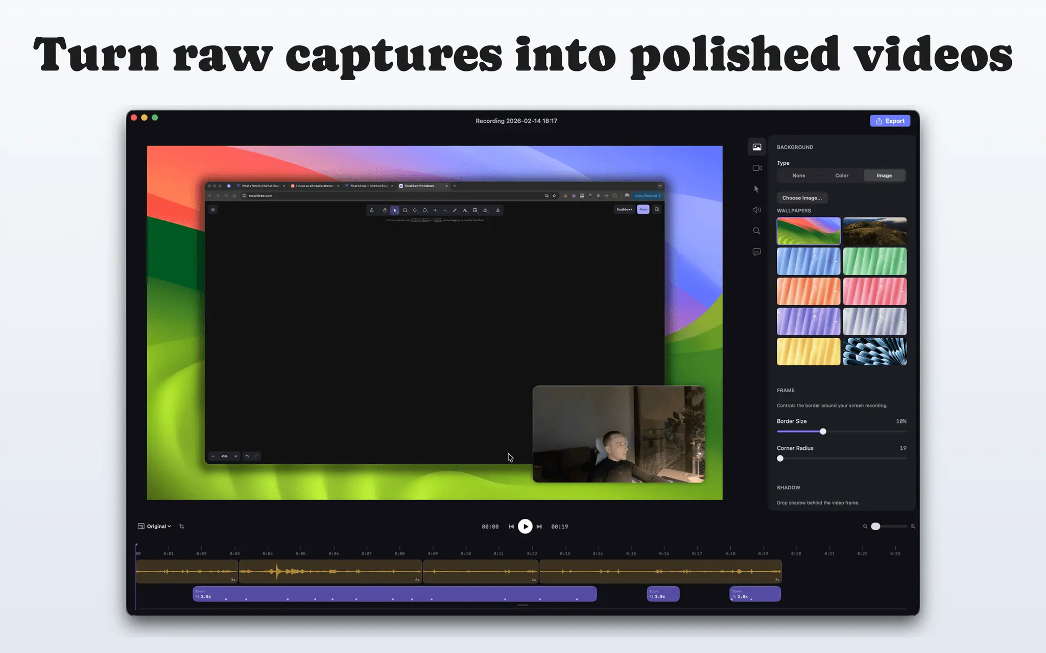 Screenshot 3 of AfterCut — Screen Recorder