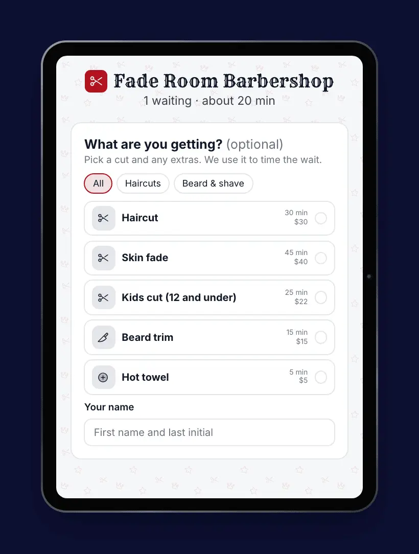 Screenshot 3 of NextUp Walk-in
