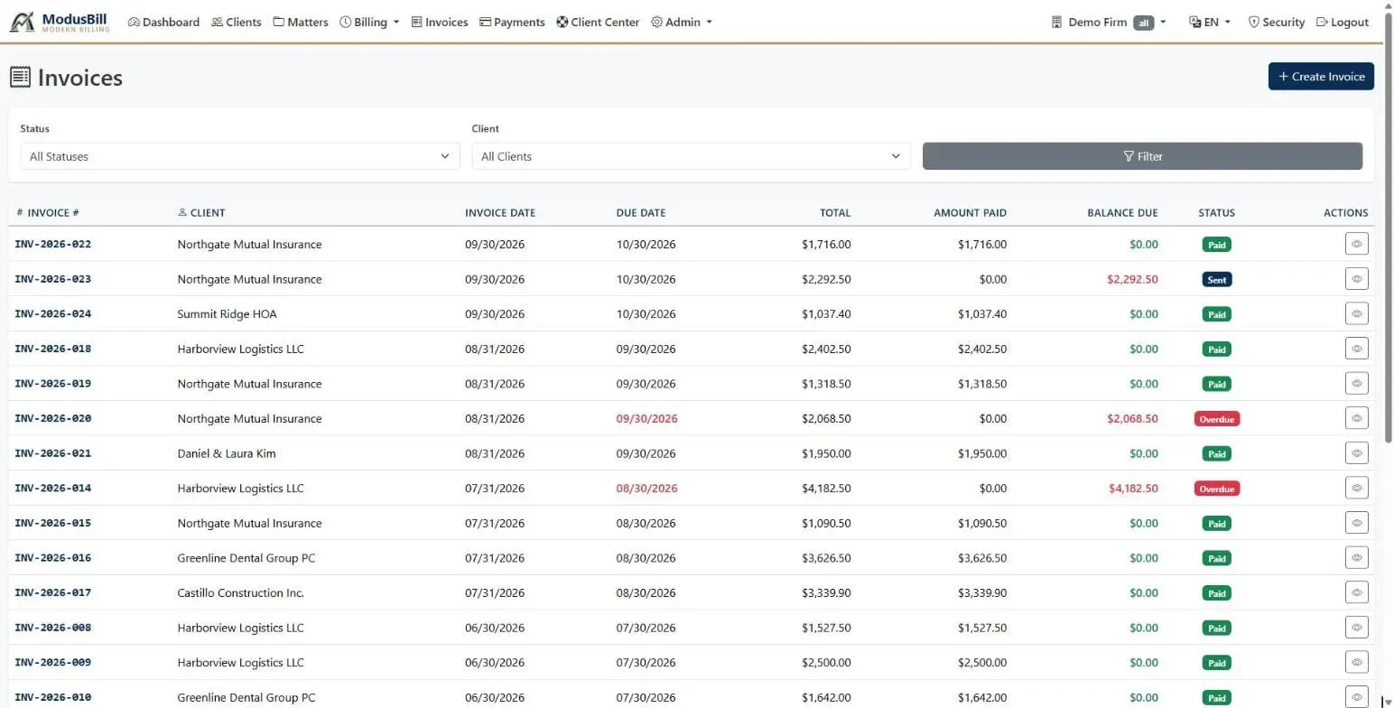 Screenshot 2 of ModusBill