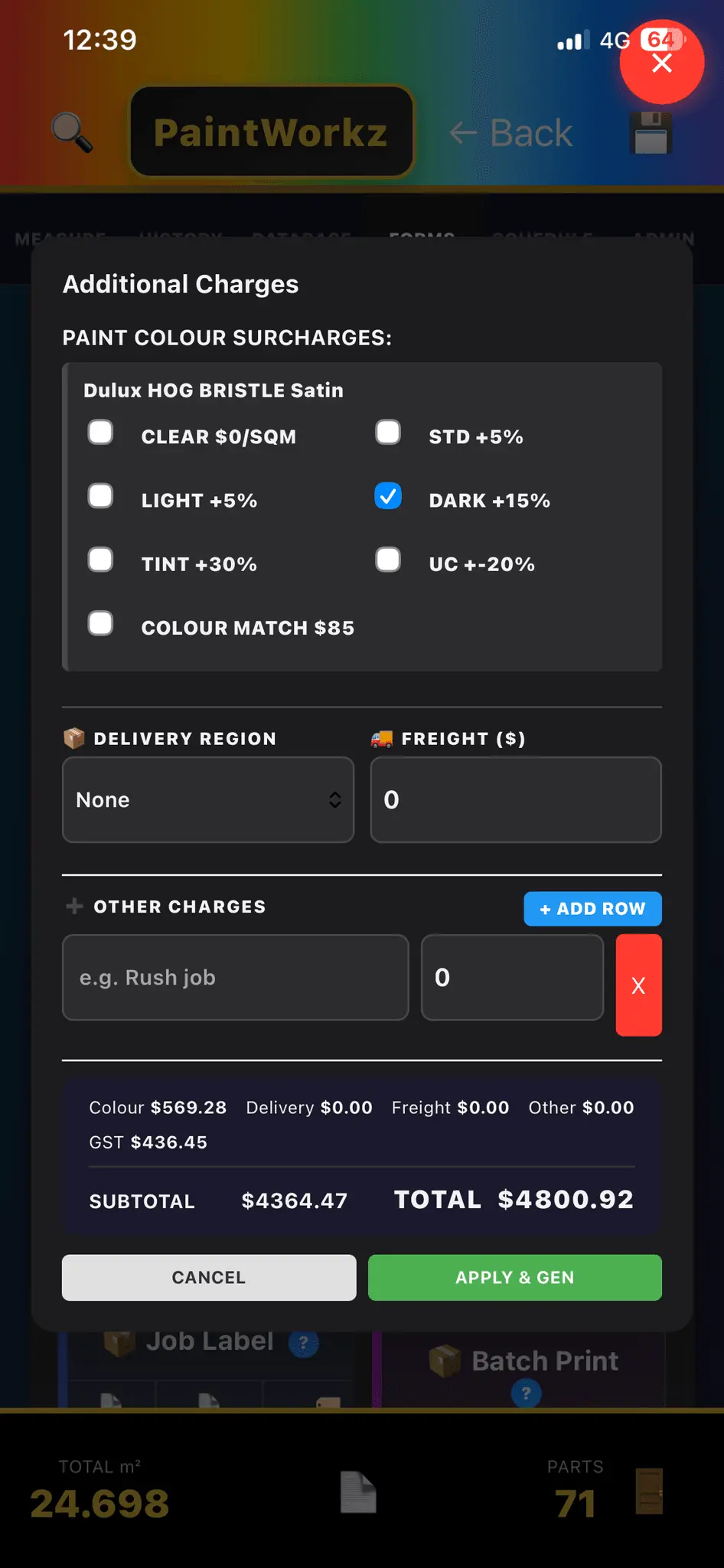 Screenshot 4 of PaintWorkz Pro