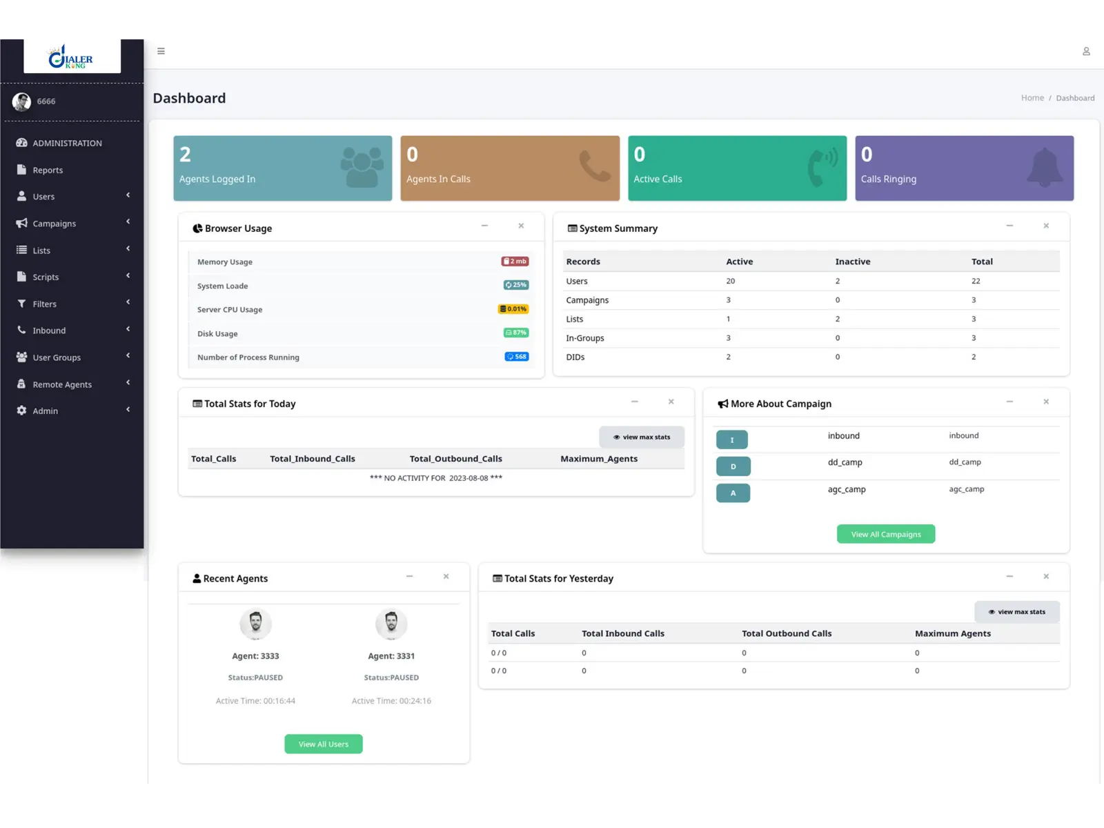 Screenshot 2 of Custom Contact Center Dialer Solution