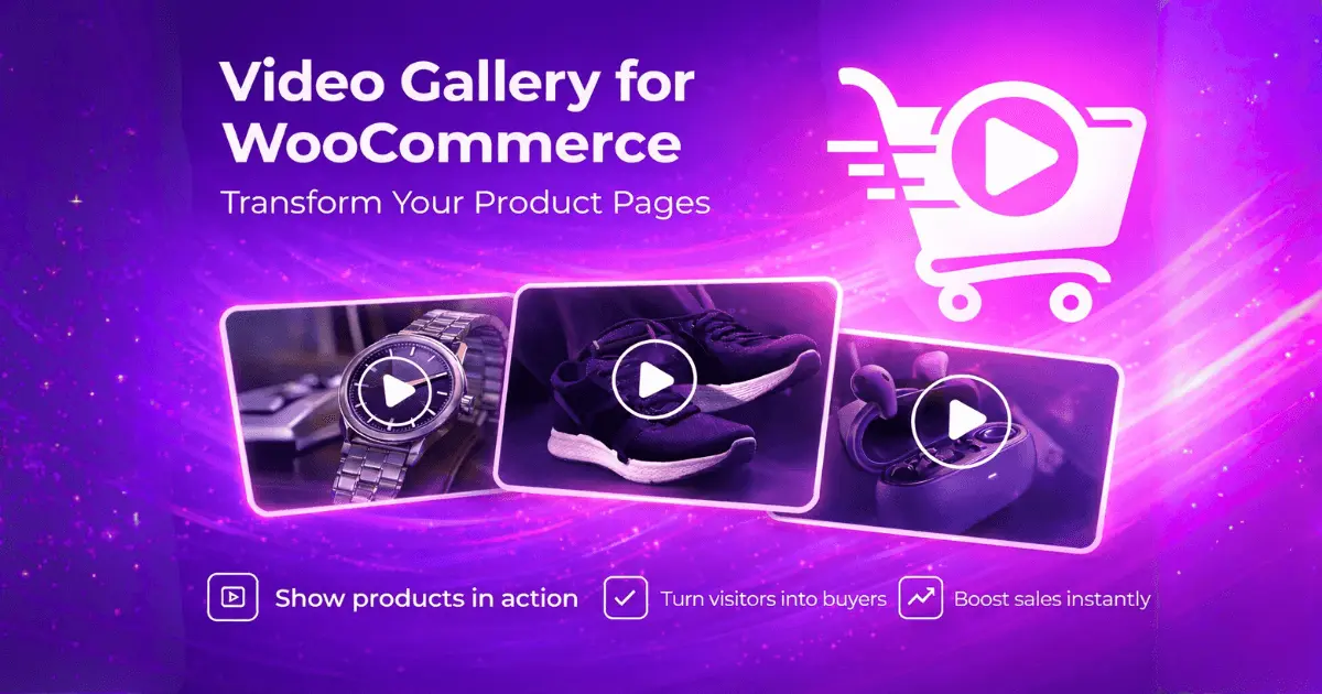 Screenshot 1 of Video Gallery for WooCommerce