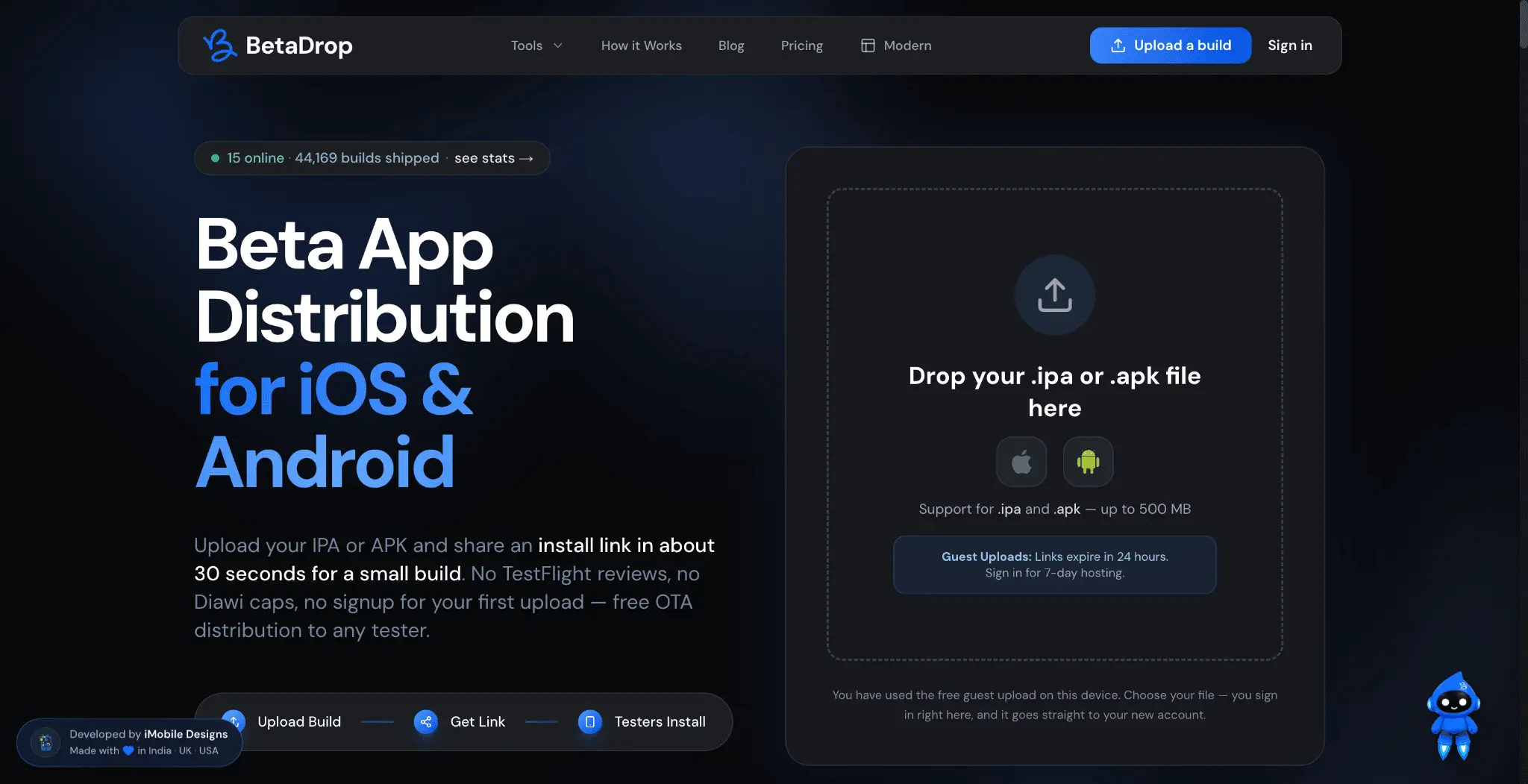 Screenshot 1 of BetaDrop