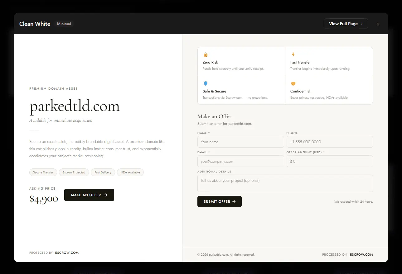 Screenshot 4 of parkedtld.com