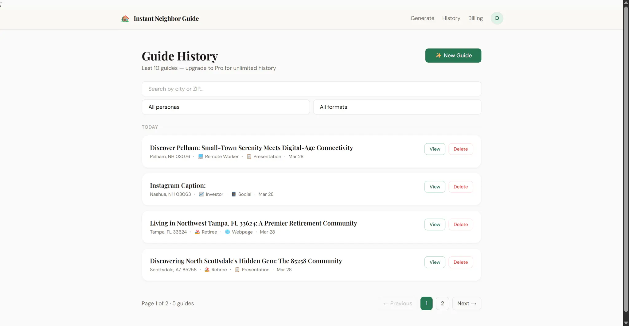 Screenshot 3 of Instant Neighbor Guide