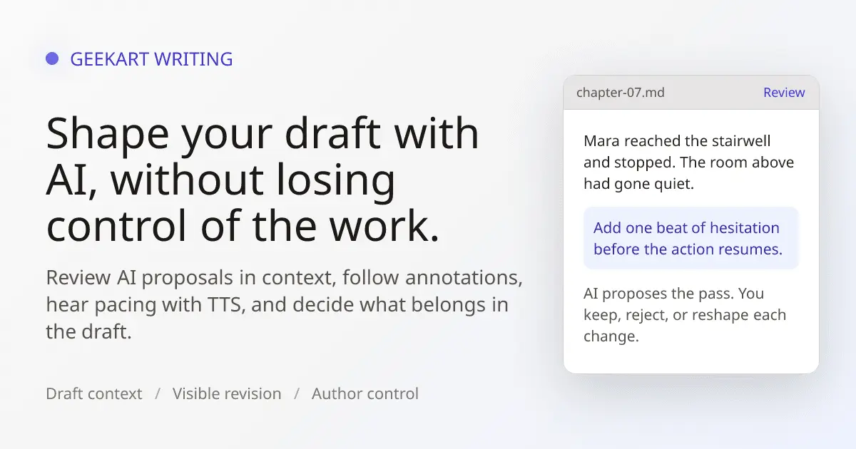 Screenshot 2 of GeekArt Writing
