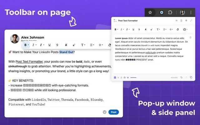 Screenshot 2 of Post Formatter