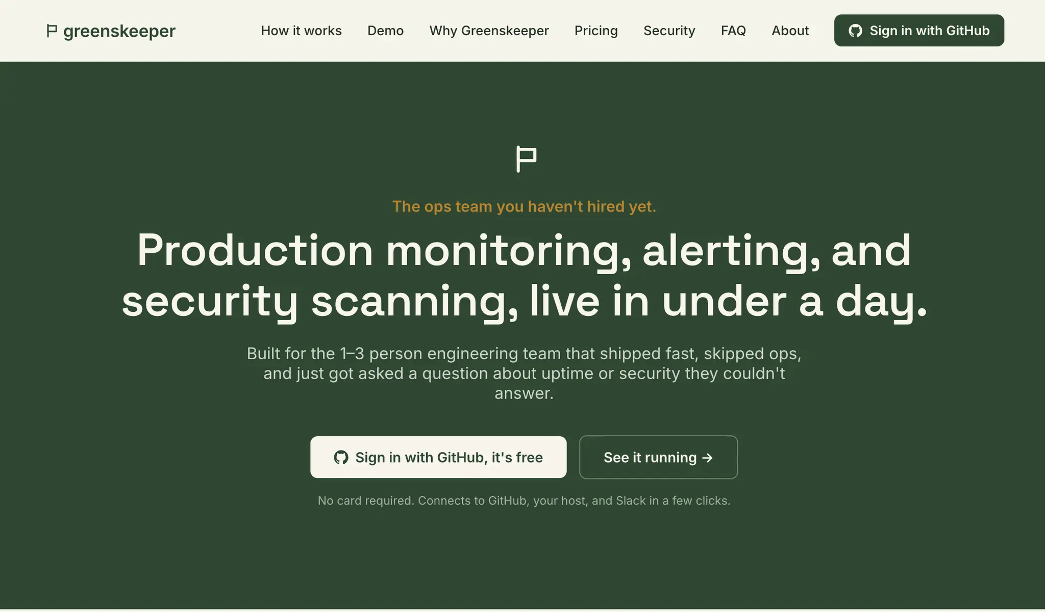 Screenshot 2 of Greenskeeper