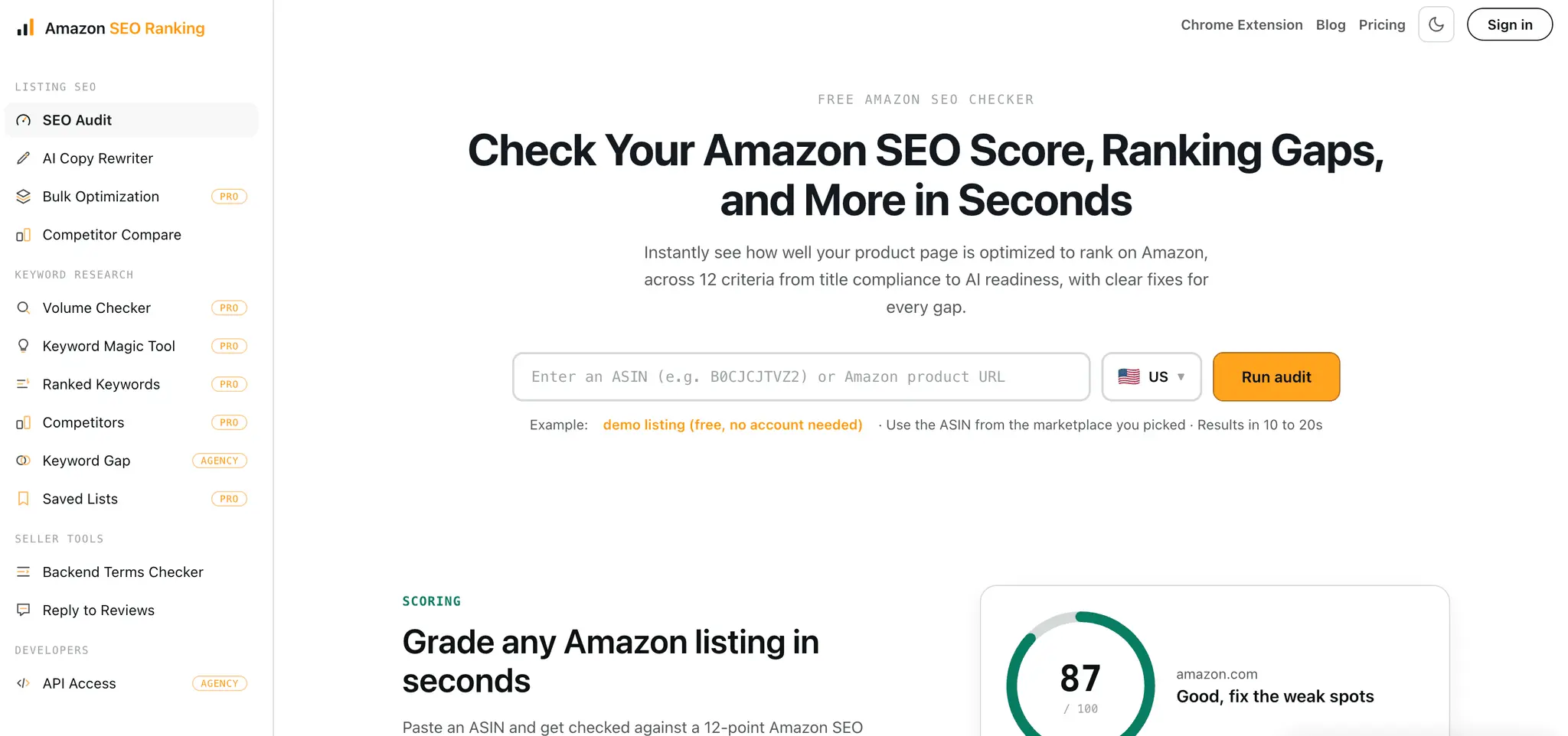 Screenshot 2 of Amazon SEO Ranking