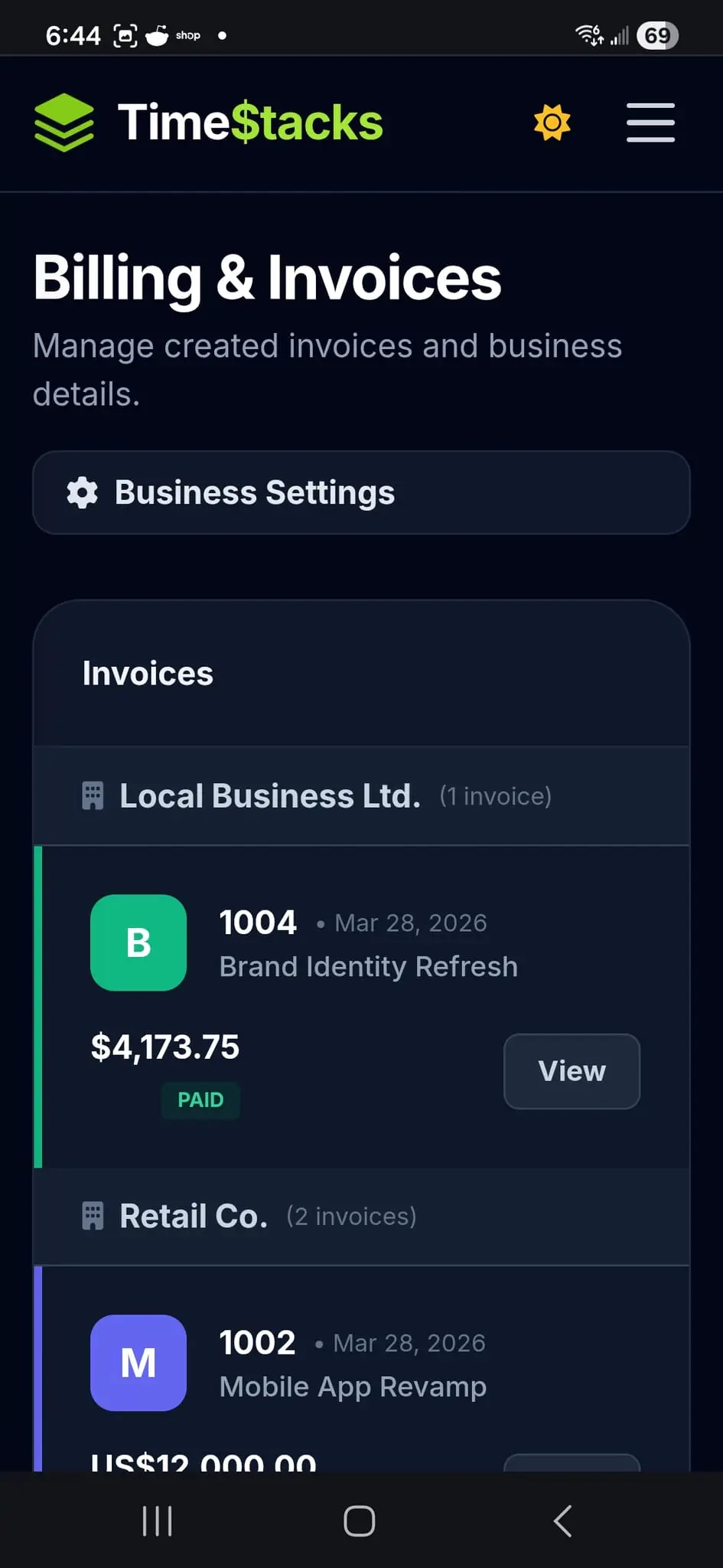 Screenshot 4 of TimeStacks