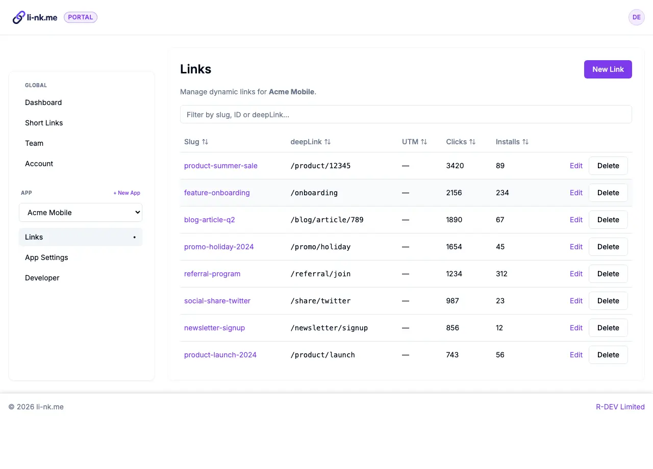 Screenshot 1 of li-nk.me