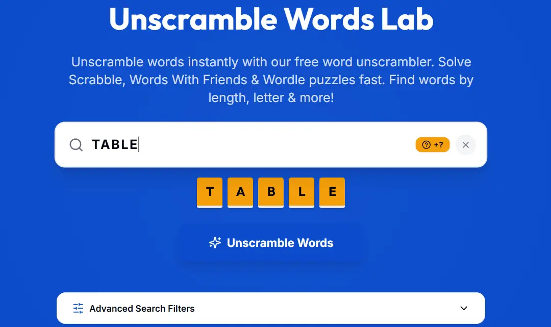 Screenshot 2 of Unscramble Words