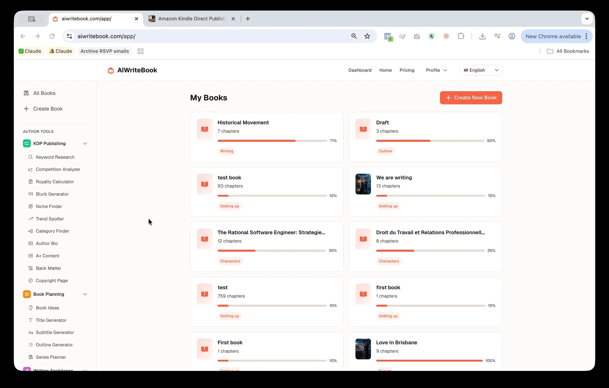 Screenshot 1 of AIWriteBook